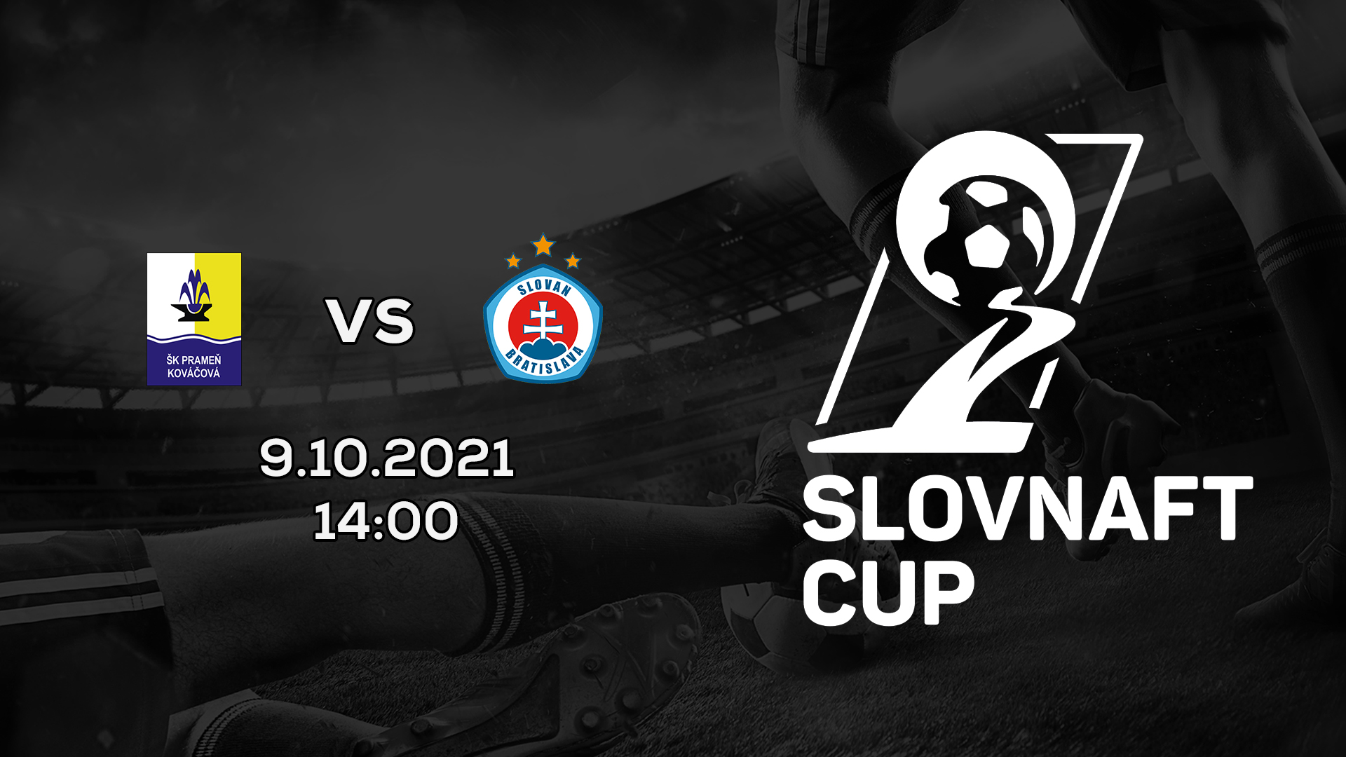 Slovnaft Cup 2021/2022 – 3.kolo: ŠK Prameň Kováčová – ŠK Slovan Bratislava